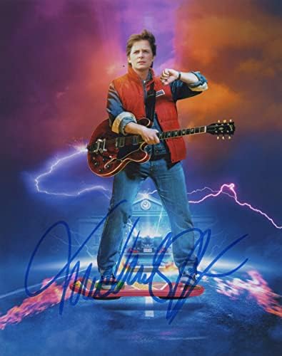 Michael J. Fox (Geleceğe Dönüş) imzalı 8x10 fotoğraf