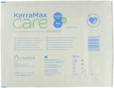 KerraMax Care 8 x9 Süper Emici Yara Pansumanı (PRD500-240) - Eksüdayı Emer ve İzole Eder, Daha İyi Hasta Konforu ve Yara Bakımı