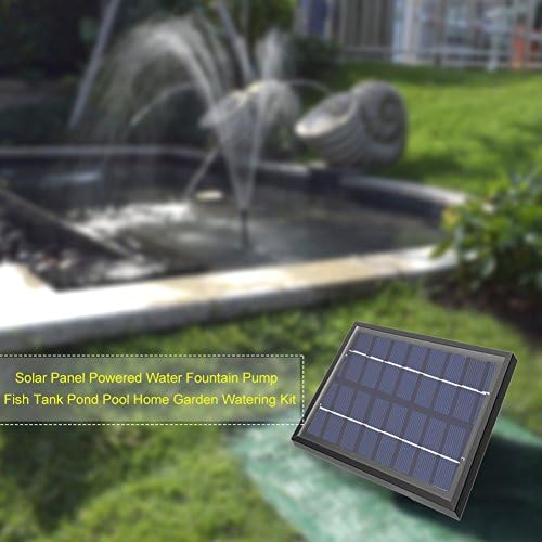 Çeşme Pompa Güneş Enerjili Su Pompası Kitleri için Birdbath Balık Tankı Küçük Gölet Bahçe Dekorasyon