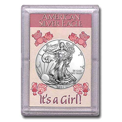 2021 Amerikan Gümüş KartalıBu bir Kız Tutucu Dolar Çevrilmemiş ABD Nane