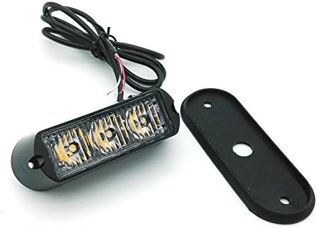 QIDIAN 3 LED Araç Kamyon Uyarı Acil Beacon Strobe Dikkat flaş Acil ınşaat ışık Lambası Yüksek Güç 12 V / 24 V 5 Renkler