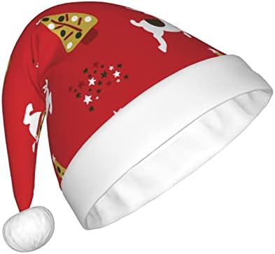 Noel Elk kırmızı Noel Şapka, Santa Şapka, Noel Tatil Şapka Unisex Kadife Konfor Noel Şapka Yeni Yıl Partisi