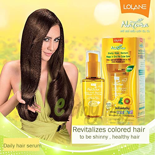 Lolan Saç Serumu Renkli Saç Rengi Koruma Parlak Ayçiçeği Çekirdeği Ekstresi 50 ml.