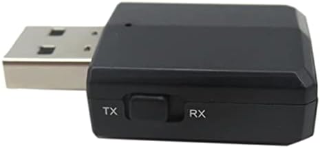 USonline911 3 in 1 USB Bluetooth 5.0 Ses Verici/Alıcı Adaptörü için TV/PC / Araba Siyah