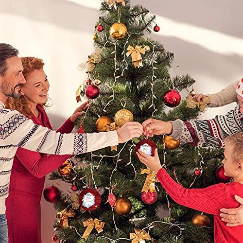 2021 Noel Süsler Sevimli Santa Süsler Çocuklar için Çift Taraflı Tasarım asılı dekorlar Noel Ağacı için Komik Santa Dekorasyon