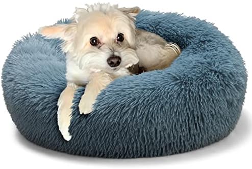 Köpek yatağı için Küçük Orta Büyük Ekstra Büyük Köpekler Faux Kürk Sakinleştirici Derin Uyku Kendini ısınma için 10-150 lbs