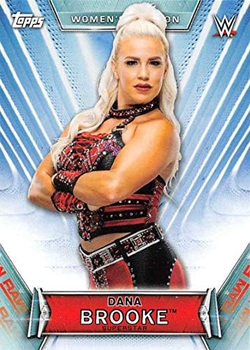 2019 Topps kadın Bölümü WWE Güreş 4 Dana Brooke Resmi Dünya WWE Güreş Eğlence Ticaret Kartı