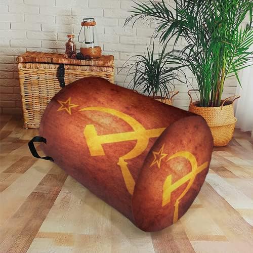 Depolama Sepeti,Rus Sovyet Komünist Bayrağı Devrimi Yaşlı Arms, Katlanabilir Büyük Çamaşır Sepeti Ev Ofis için Kolları ile