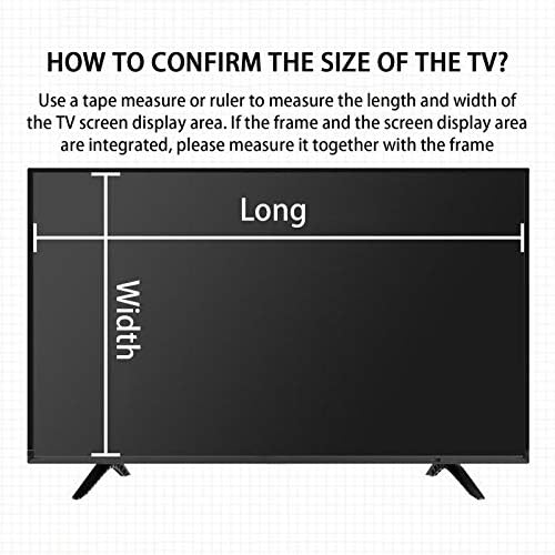 ZWYSL 27-75 İnç Anti-Glare TV Ekran Koruyucu-Anti-Mavi ışık Göz Yorgunluğunu Önlemek Hiçbir Kabarcıklar Film (Renk: HD Versiyonu,
