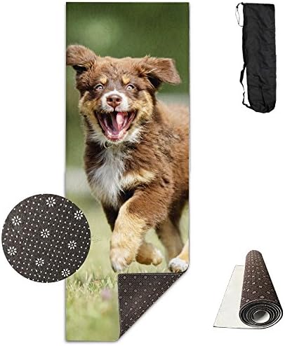 Çim Hayvanlar Atlama Köpek Konfor Unisex Yoga Mat İçin Yoga, Egzersiz, Pilates, Spor ve Açık Havada