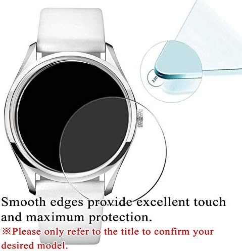 [3 Paket] Synvy Temperli Cam Ekran Koruyucu, SEİKO ile Uyumlu SRPC25J1 / SRPC23J1 9 H Film Smartwatch akıllı saat Koruyucular