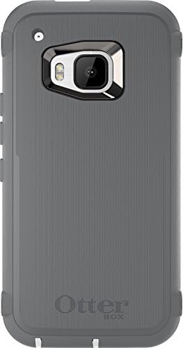 HTC One M9 için OTTERBOX DEFENDER SERİSİ Kılıf-Perakende Ambalaj-Buzul (Beyaz / Tunç Gri)