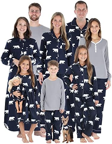 SleepytimePJs Noel Aile Eşleştirme Flanel Pijama Setleri