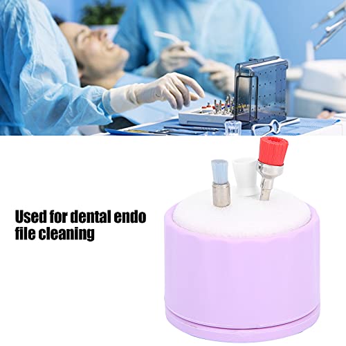 Endodonti Dosya Temizleme Süngeri, Diş Endo Dosya Temiz Standı ABS Mor Endodonti Ürünleri Diş Kullanımı için