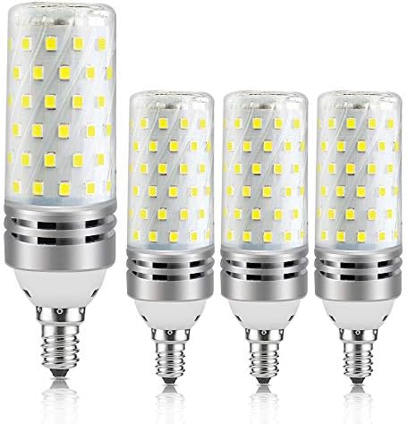 E12 LED Mısır Ampuller, 16 W Sıcak Beyaz 3000 K Şamdan Ampuller, 1500LM, 100 W Eşdeğer, E12 Bankası LED Avize Ampuller, Olmayan