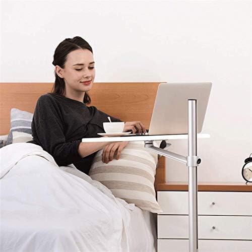 LYLSXY Masaları, Mobil Tur Masası dizüstü bilgisayar masası Zemin Standı Dizüstü Alüminyum Yüksekliği Ayarlanabilir Masa Yatak