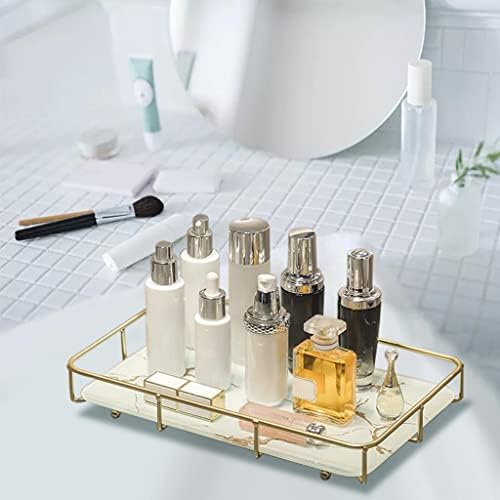 Kozmetik Banyo için Gazechımp Çok Fonksiyonlu Banyo Rafı Kozmetik Düzenleyici Depolama Rafı-Beyaz Altın