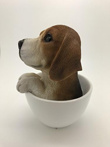 Pasifik Hediyelik Sevimli Çay Fincanı Pet Pals Köpek Koleksiyon Heykelcik 5.75 İnç (Beagle)
