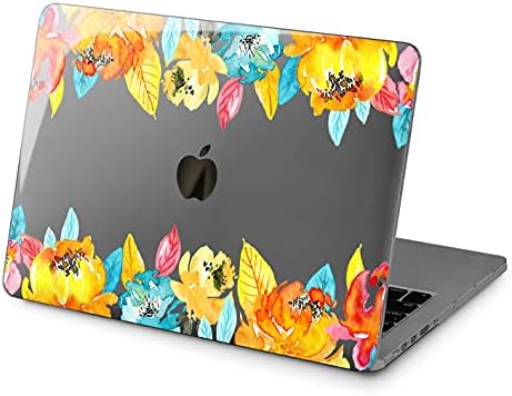 Cavka Sert Kabuk Kılıf Değiştirme için MacBook Pro 13 A2338 2020 Hava 13 A2179 Retina 2015 Mac 11 Mac 12 Baskı Çiçekler Çiçeği
