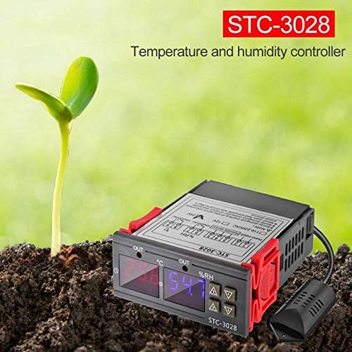 ALCEMİRA-STC-3028 Dijital Sıcaklık Nem kontrol Termometre Higrometre Nem 12 V 24 V 110-220 V Kapalı Oda Nem Ölçer