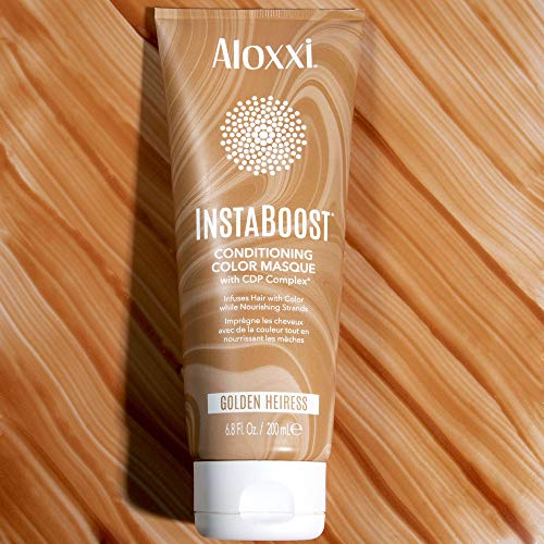ALOXXİ InstaBoost Renk Biriktirme Kremi Maskesi-Anında Geçici Saç Rengi Boyası-Derin Klima için Saç Rengi Maskesi